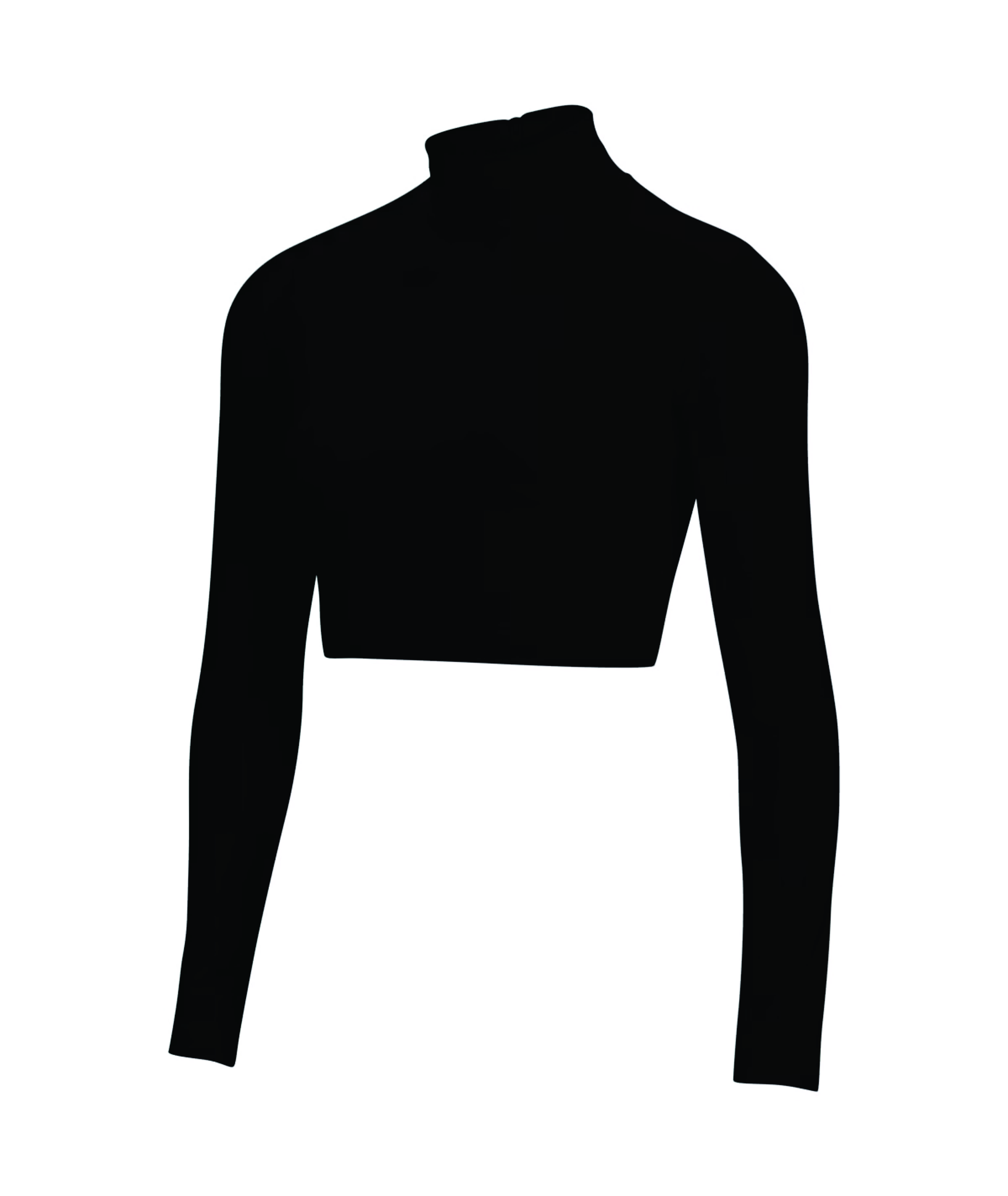 Football Cheer - *MANDATORY*  Black Crop Body Suit